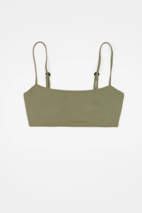Essential Underwire Bikini Top Olive