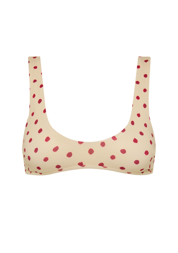 Alfie Top Polka Red