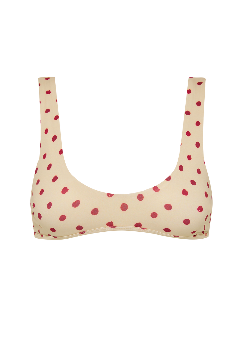 Alfie Top Polka Red