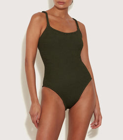Bette Swim Metallic Khaki