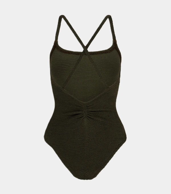 Bette Swim Metallic Khaki