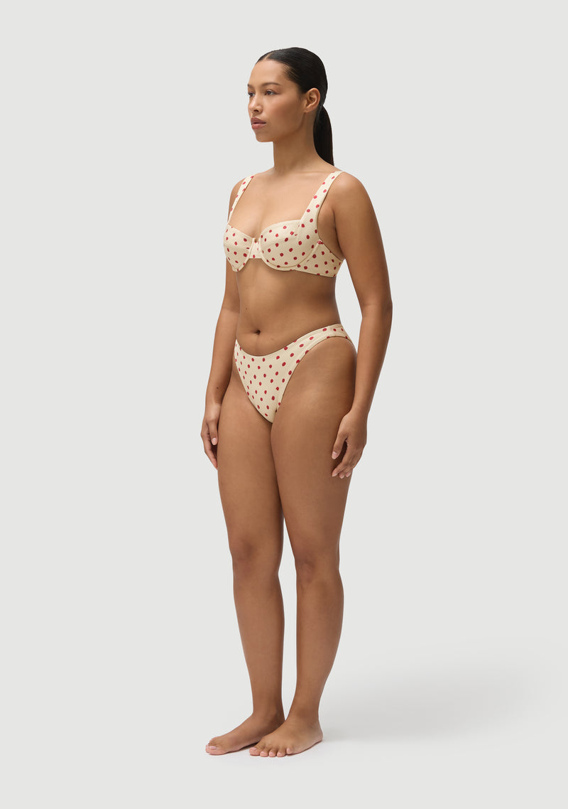 Elvis Bottom Polka Red