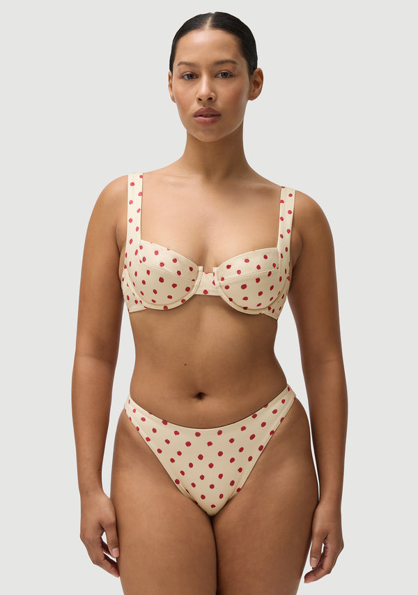 Elvis Bottom Polka Red