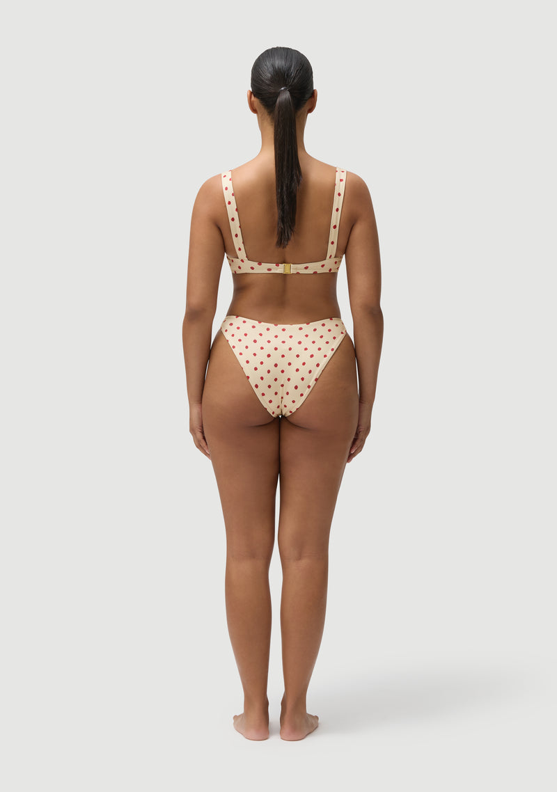 Elvis Bottom Polka Red