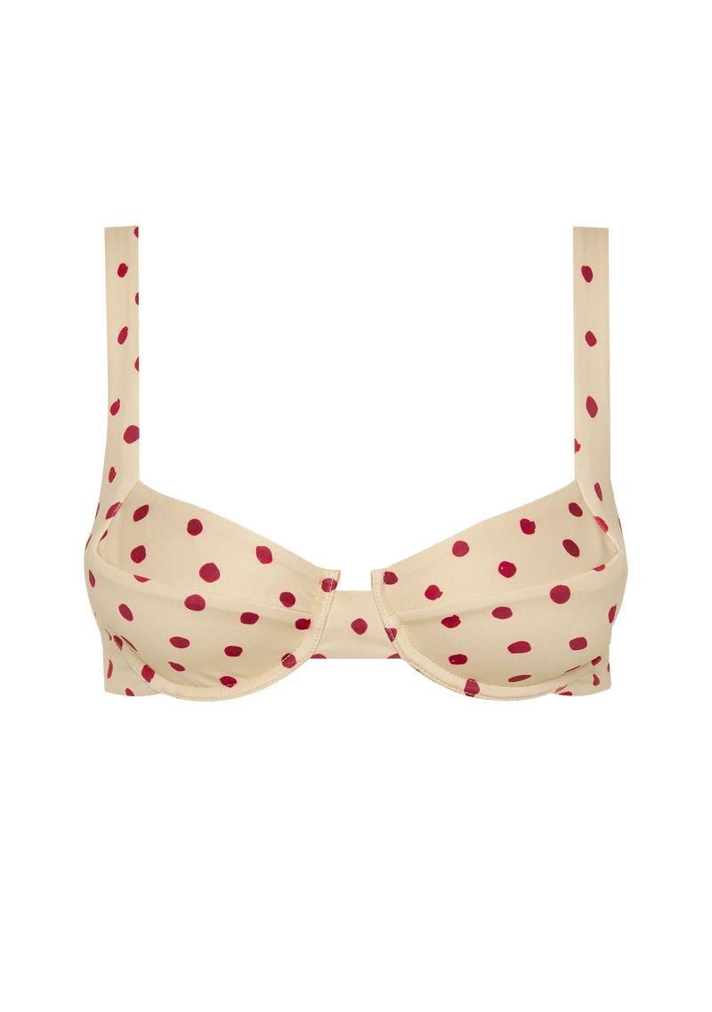 Casanova Top Polka Red