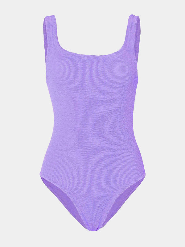 Coverage Square Neck Swim Lilac