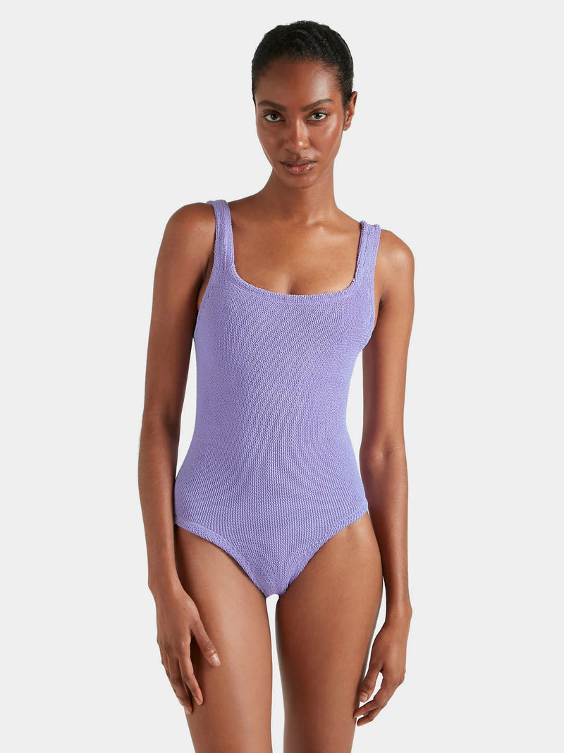 Coverage Square Neck Swim Lilac