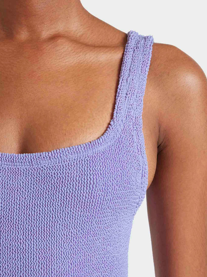 Coverage Square Neck Swim Lilac