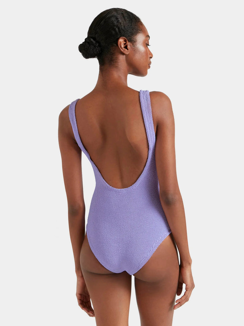 Coverage Square Neck Swim Lilac