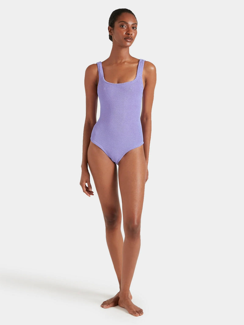 Coverage Square Neck Swim Lilac
