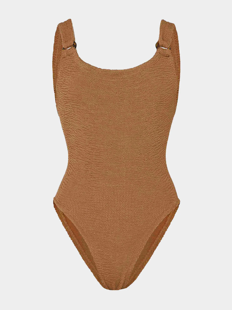 Domino Swim Metallic Cocoa