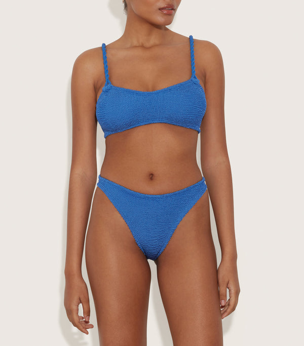 Phoebe Bikini Metallic Denim