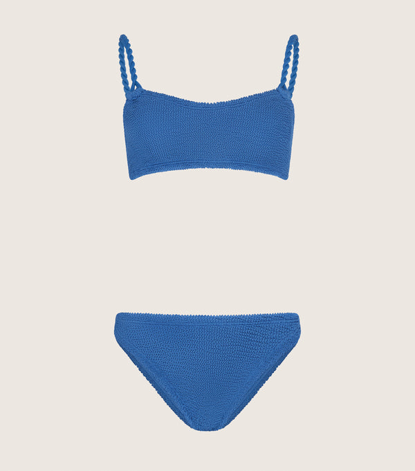 Phoebe Bikini Metallic Denim