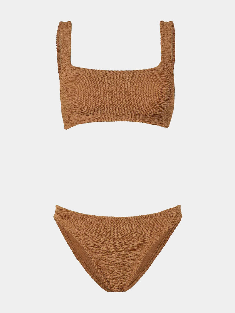 Xandra Bikini Set Metallic Cocoa